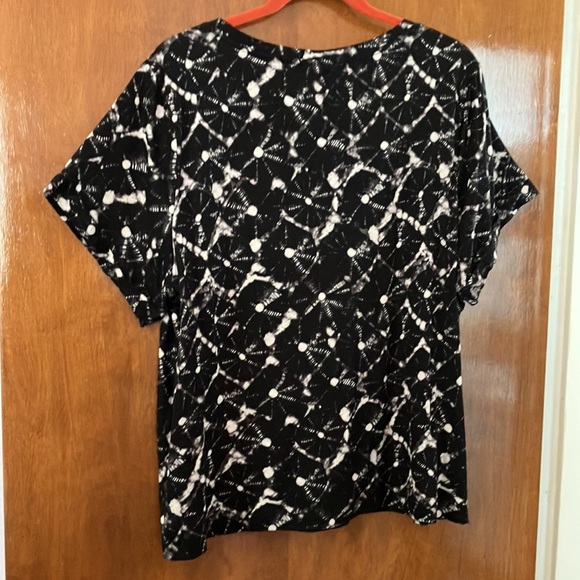 NWT Fabulous Thakoon for Target Short Sleeve Shibori Design Knit Top, size 1X - Picture 3 of 4